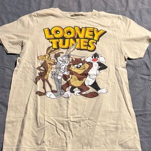 Looney Tunes Kids Short Sleeve Tee - Cream